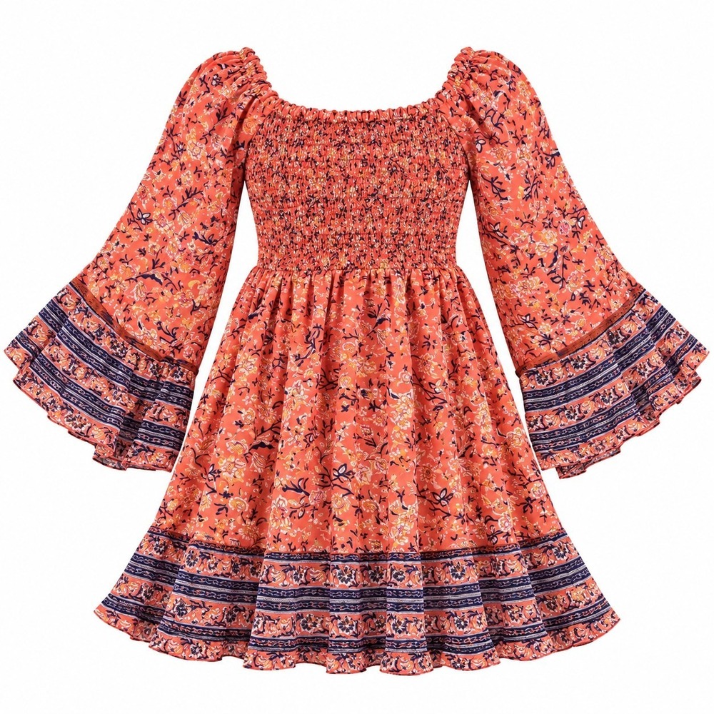 Women's Size L Peasant Sleeve Tunic/dress Fairycore Cottagecore Boho Renaissance